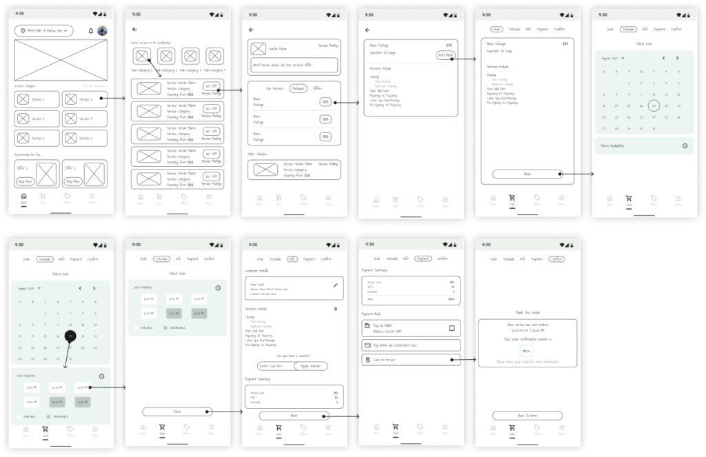 wireframes